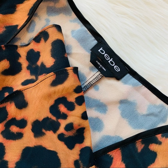 BeBe Ruffle Wrap Dress - Picture 6 of 7